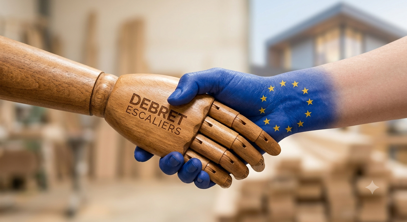 Debret Escaliers se développe grâce à l’Europe !