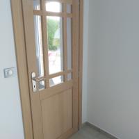 Porte sur mesure bois et verre originale sur Arras